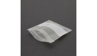 芯硅谷 M4876 带白色书写区透明自封袋,低密度聚乙烯,0.1mm(4mil)厚