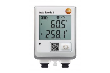 德图 testo Saveris 2-T1 WiFi 温度记录仪 - 带显示和内置NTC温度探头