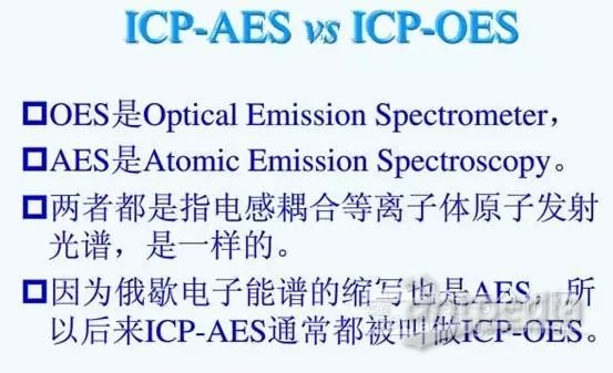 ICP-AES、ICP-OES