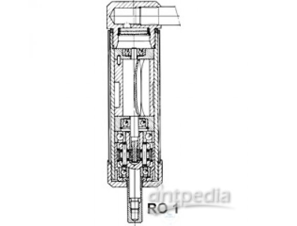 STIRRER COMPRESSED AIR RO 25,  OVERALL LENGTH: 155 MM  0,2 - 6  BAR, MADE OF STAINLESS STEEL