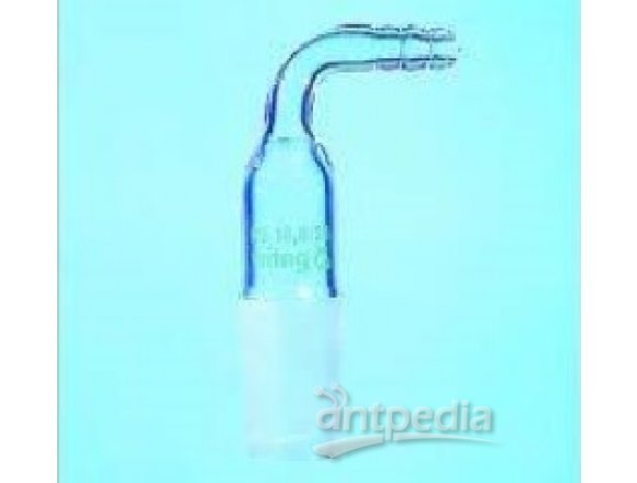 SUCTION TUBE, WITH CONE, BENT ST 19/26