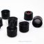 黑色10-425开孔拧盖、含白色PTFE/红色硅橡胶隔垫