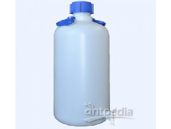 CARBOYS, 5000 ML, PE,   WITH TAP, ROUND, WITH SCREW-CAP