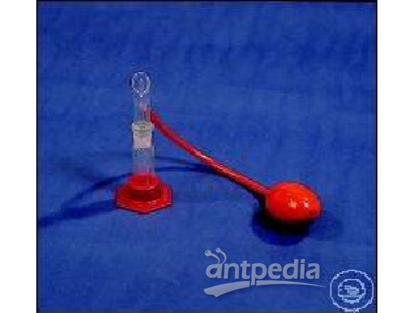 SPRAYER FOR CHROMATOGRAPHY,  WITH TEST TUBE, 12 ML, ST 19/26,  WITH BASE, MADE OF PLASTIC