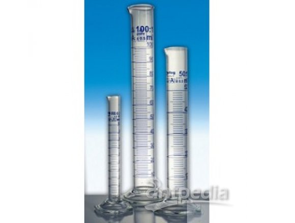 GRADUATED MEASURING CYLINDERS, CLASS A,   DIFFICO BLUE, CONFORMITY CERTIFIED, DURAN, 5ML