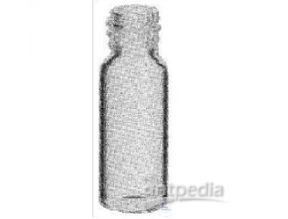 AUTOSAMPLER VIALS, THREADED, BOROS.GLASS,  1.2 ML,   32 X 12 MM, CAP SIZE N-8, CLEAR GLASS, WITHOUT