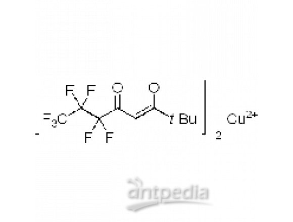 双(6,6,7,7,8,8,8,-七氟-2,2-二甲基-3,5-辛二酮酸)铜