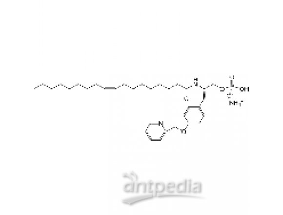 (R)-phosphoric acid mono-{2-octadec-9-enoylamino-3-[4-(pyridin-2-ylmethoxy)-phenyl]-propyl} ester (ammonium salt)