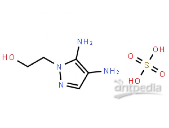 4,5-二氨基-1-(2-羟乙基)吡唑硫酸盐
