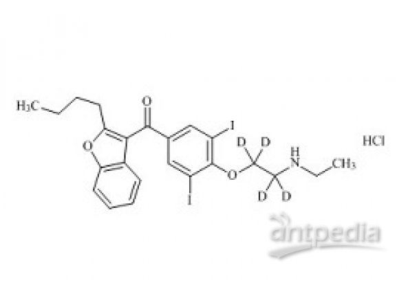 PUNYW18071429 Amiodarone EP Impurity B-d4 HCl (N-Desethyl Amiodarone-d4 HCl)