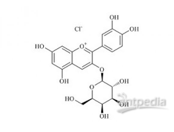 PUNYW25455385 Cyanidin-3-O-Galactopyranoside Chloride (Idaein Chloride)