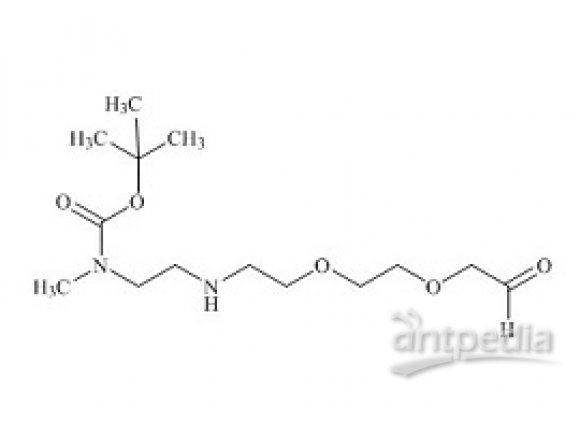 PUNYW9343399 tert-Butyl [2-[[2-[2-(2-oxoethoxy)ethoxy]ethyl]amino]ethyl]-N-methyl carbamate