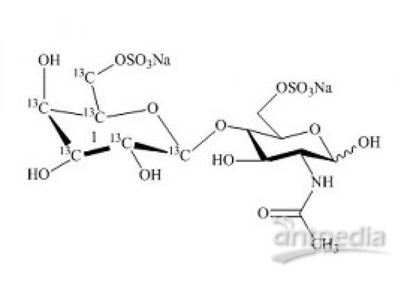 PUNYW25220337 N-Acetyllactosamine 6,6'-Disulfate Disodium Salt-13C6