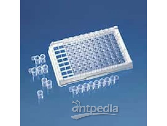 BrandTech 781723 BRANDplates® immunoGrade™ Non-Sterile Microplate, 96-Well, PS, Clear, 350 µL, Standard C-Bottom; 100/PK