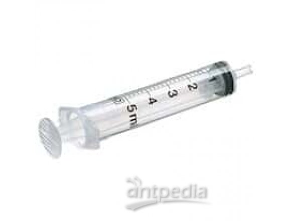 Cole-Parmer Clear Disposable Syringe, Luer Slip Centric Tip, Non-Sterile, 20 mL; 50/Pk