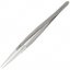Cole-Parmer Sterile Stainless Steel Tweezers with Ceramic Flat Duckbill Tip, 14 cm