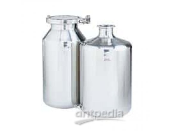 Eagle Stainless Stainless steel sanitary bottle; 2 liter, 4" flange