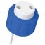 Diba Omnifit® Q-Series Solvent Bottle Cap, GL38/38-430 (glass), 3 UNF(F) ports w/o valves, blue; 1/ea