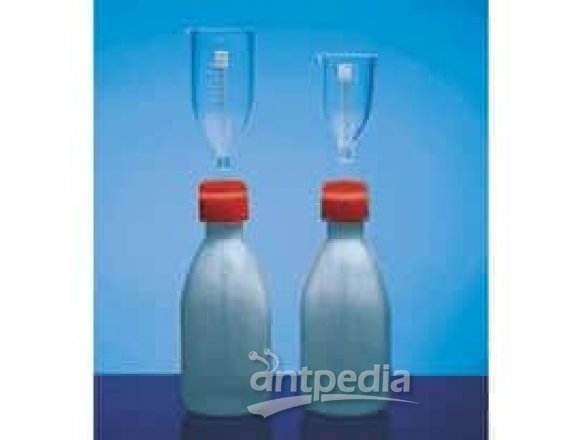 Dynalon 206305 250 mL Adjustable-Volume Dispenser Bottle, LDPE/PMP, 5 to 25 mL; 10/Cs