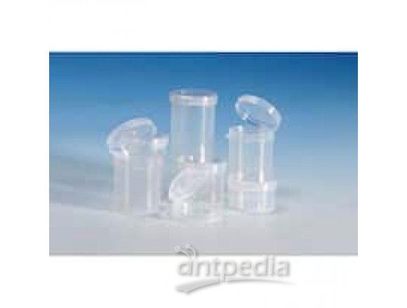 Hinged-lid vial, 1.25" OD, 7.7 mL, 1000/CS