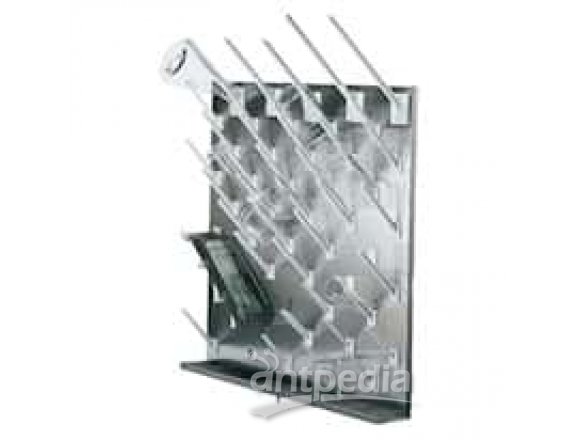 White peg for modular stainless steel drying racks, 9"L