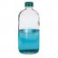 Qorpak 2B01 QGTV Precleaned Narrow Mouth Glass Bottle, 30 mL, 20 mm Neck, PTFE-lined Cap