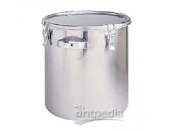 Eagle Stainless Stainless Steel Storage Tank with Clip-down Cover, 26.4 gal
