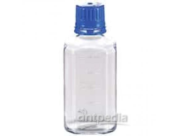 TriForest BGC0125S Square Media Bottle, Sterile, 125 mL, PETG, 24 per pack, 144/CS