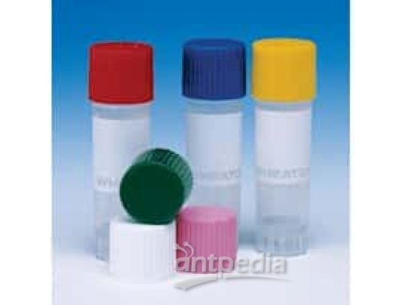 DWK Life Sciences (Wheaton) W985914 Cyrogenic vial; 5.0 mL, internal thread, round bottom, natural-colored cap