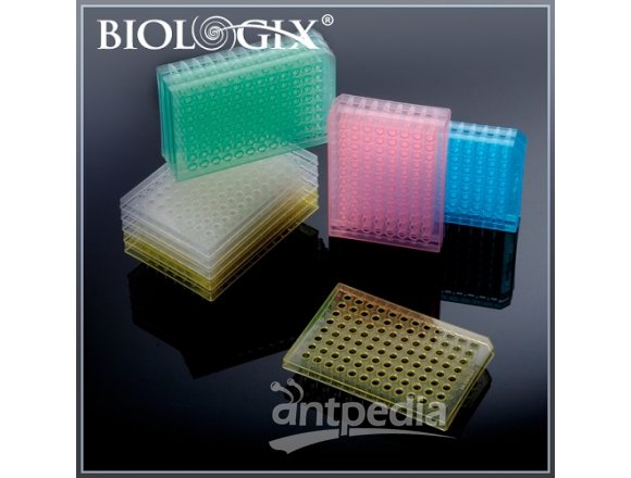 巴罗克Biologix 96孔PCR板蓝色 模注纵横坐标标识便于样本识别60-0356