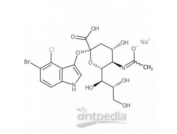 X820580-100mg 5-溴-4-氯-3-吲哚神经氨酸,97%