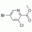 M826847-1g Methyl 5-bromo-3-chloropyridine-2-carboxylate,≥95%