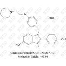 哌多昔芬 盐酸盐 245124-69-0 C29H32N2O3 • HCl