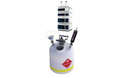 Spex VapLock™液相色谱废液密闭收集套装 PTFE收集盖+废液桶 用于工业化学品输送