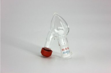 芯硅谷 P4016 具温度计套管磨口鸡心瓶,高硼硅,10~200ml