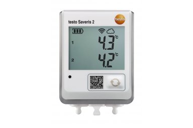 德图testo Saveris 2-T2 WiFi 温度记录仪 - 外置NTC温度探头或门触点插口