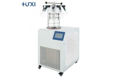  上海沪析HXLG-12-50DG立式压盖多歧管冷冻干燥机