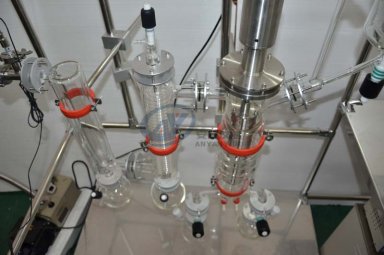 安研不锈钢分子蒸馏仪AYAN-F80-S刮膜式分子蒸馏仪 
