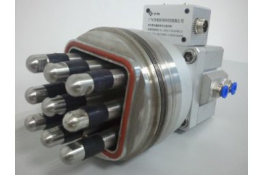 灵帕机电冷凝器氦检漏专用夹具、九芯电气动夹具