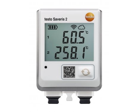 德图 testo Saveris 2-T3 WiFi 温度记录仪 - 两个外置温度探头插口